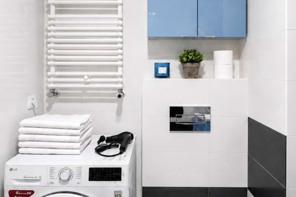 Foto van Moderne romantische burgervakantie - Vakantiehuis in Łódź - BathRoom