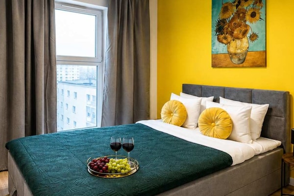 Foto van Moderne romantische burgervakantie - Vakantiehuis in Łódź - BedRoom