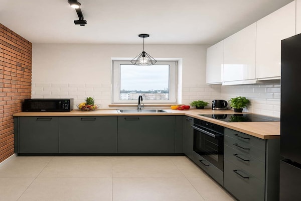 Foto van Moderne romantische burgervakantie - Vakantiehuis in Łódź - Kitchen