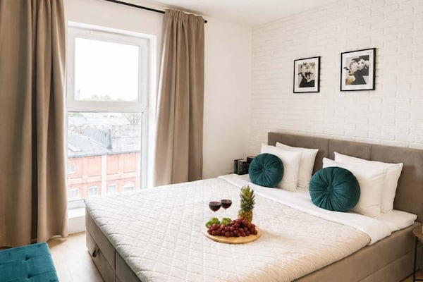 Foto van Moderne romantische burgervakantie - Vakantiehuis in Łódź - BedRoom
